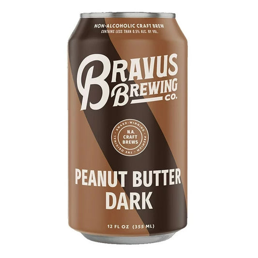 PEANUT BUTTER  DARK STOUT-NON-ALCOHOLIC BEER